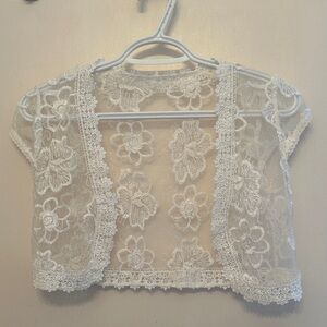 Floral Lace Sheer Bolero